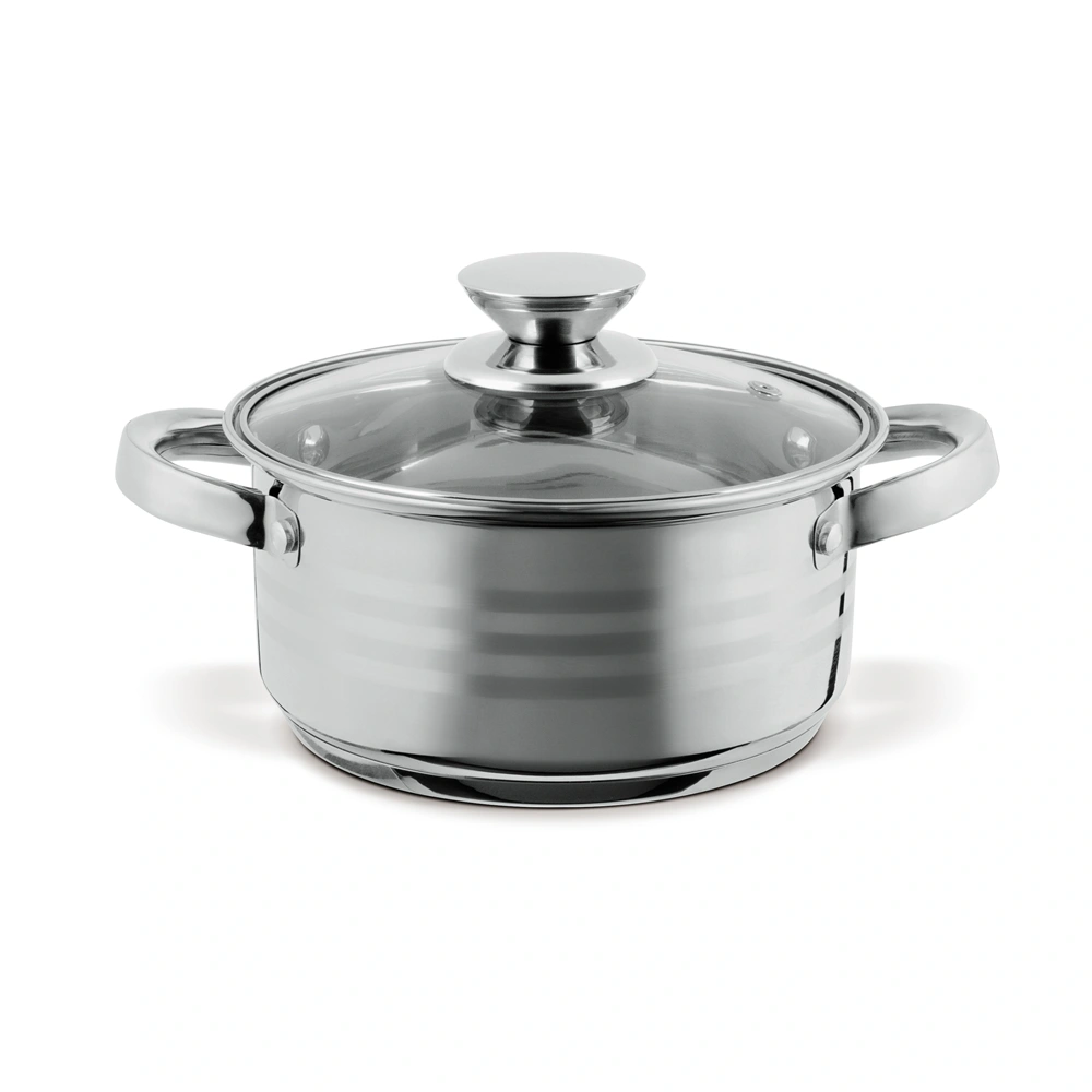 TOO LP-7172 prémium rozsdamentes 6 darabos edénykészlet, 2,3 liter+4,2 liter+5,8 liter fazék/lábas+fedők