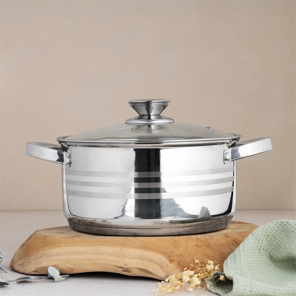 TOO LP-7172 prémium rozsdamentes 6 darabos edénykészlet, 2,3 liter+4,2 liter+5,8 liter fazék/lábas+fedők