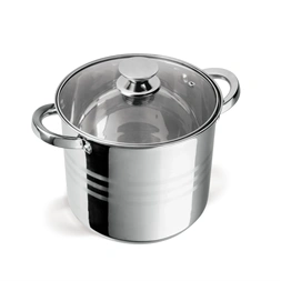 TOO LP-7173 prémium rozsdamentes 6 darabos edénykészlet, 9 liter+11,1 liter+17,5 liter fazék/lábas+fedők