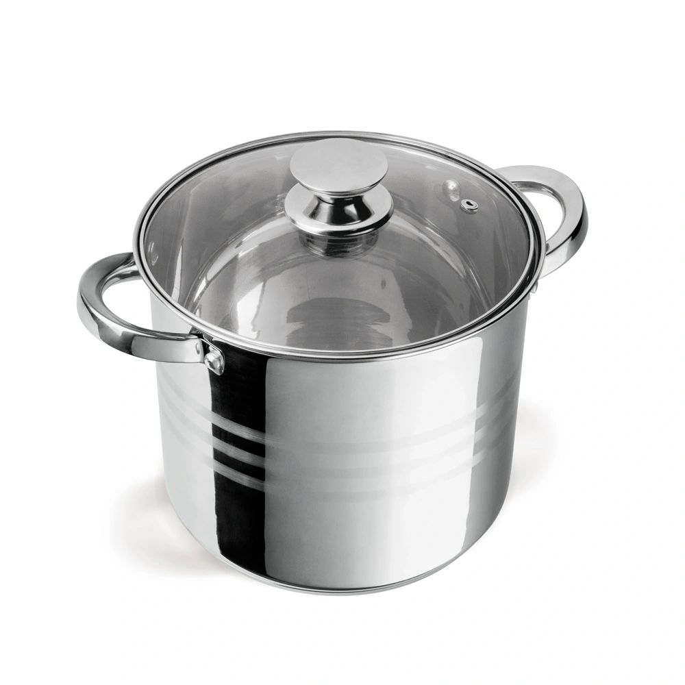 TOO LP-7173 prémium rozsdamentes 6 darabos edénykészlet, 9 liter+11,1 liter+17,5 liter fazék/lábas+fedők