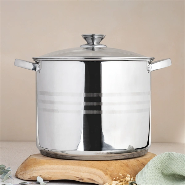 TOO LP-7173 prémium rozsdamentes 6 darabos edénykészlet, 9 liter+11,1 liter+17,5 liter fazék/lábas+fedők