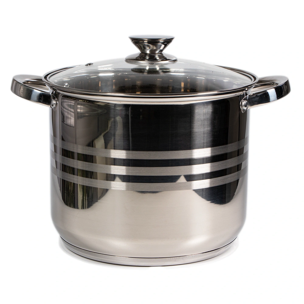 TOO LP-7173-9L prémium rozsdamentes edény  9 liter fazék/lábas+fedő 24 x 20cm