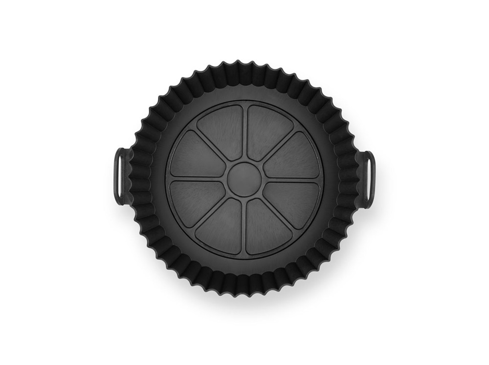 TOO kerek szilikon forma forrólevegős sütőhöz (air fryer) 20cm átmérő 5cm magasság, szürke, fekete vagy piros SL-3250
