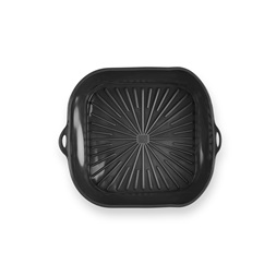 TOO összecsukható négyzetes szilikon forma forrólevegős sütőhöz (air fryer) 21cm*21cm, szürke, fekete vagy piros SL-3251