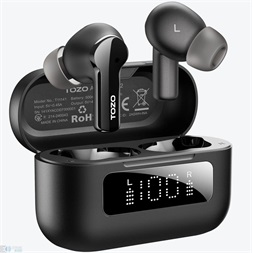 TOZO Aerosound 2 NC True Wireless Bluetooth fekete fülhallgató