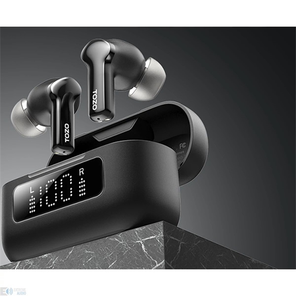 TOZO Aerosound 2 NC True Wireless Bluetooth fekete fülhallgató