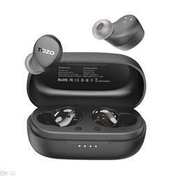TOZO Agile Dots True Wireless Bluetooth fekete fülhallgató