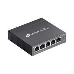 TP-Link DS105GP Omada 5x GbE LAN 4xPoE+ port nem menedzselhető asztali switch