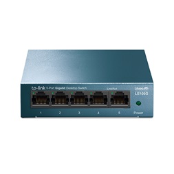 TP-Link LS105G 5port 10/100/1000Mbps LAN nem menedzselhető asztali Switch