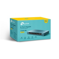 TP-Link LS108G 8port 10/100/1000Mbps LAN nem menedzselhető asztali Switch