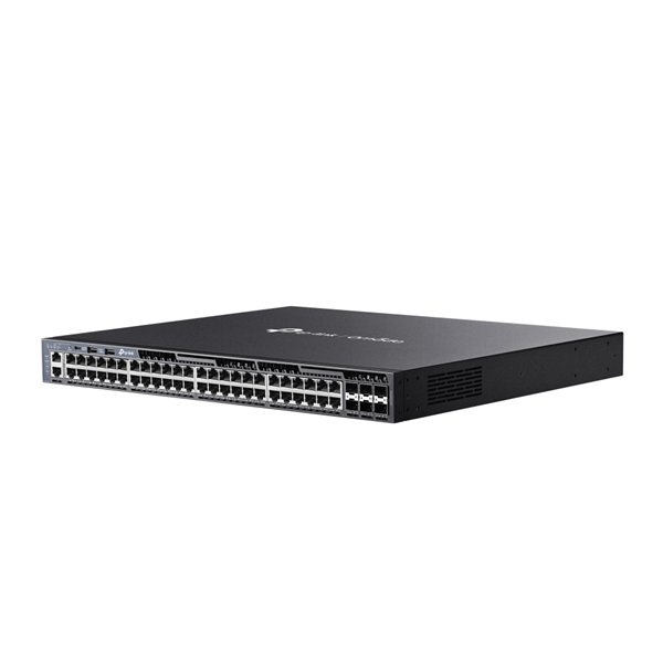 TP-Link SG6654X Omada 48xGbE LAN 6x10G SFP+ port L3 menedzselhető switch