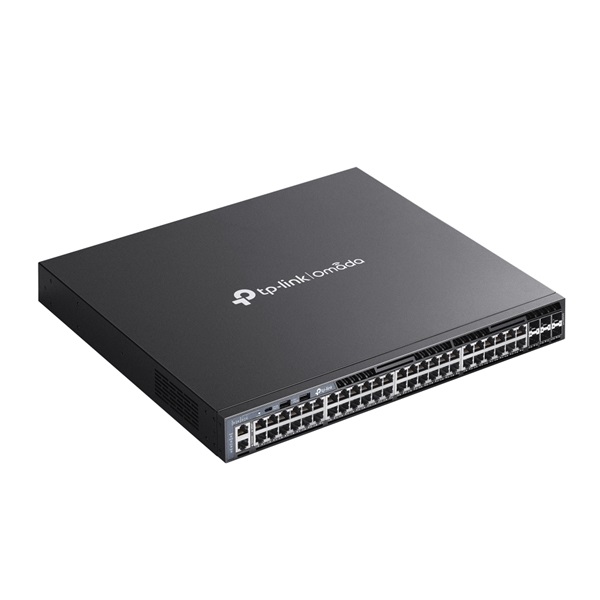 TP-Link SG6654X Omada 48xGbE LAN 6x10G SFP+ port L3 menedzselhető switch
