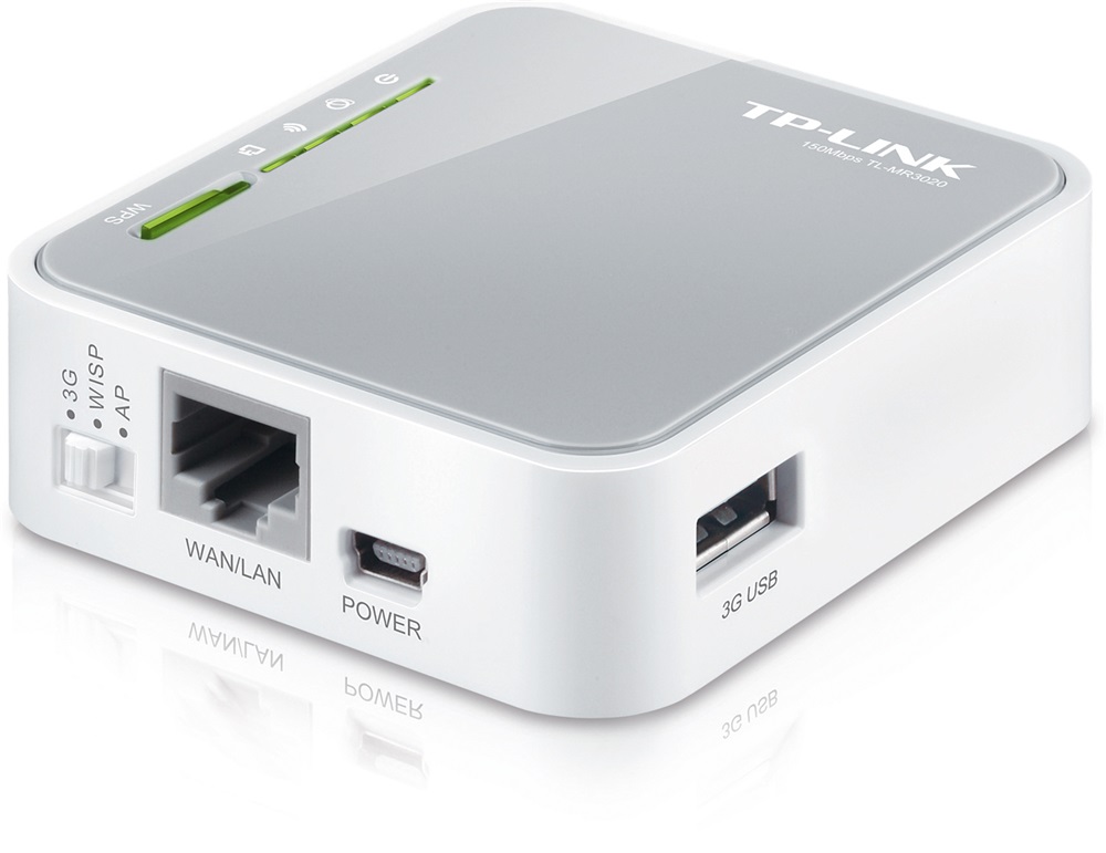 TP-Link TL-MR3020 Vezeték nélküli 150Mbps 3G/4G Router