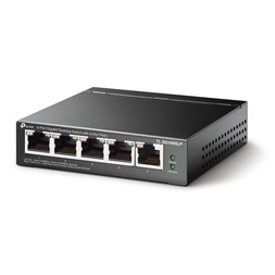 TP-Link TL-SG1005LP 5x10/100/1000Mbps LAN port 4xPoE+ nem menedzselhető asztali switch