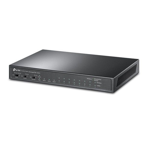 TP-Link TL-SL1311MP 8x10/100Mbps LAN port 8xPoE+ 2xGbE LAN 1xGbE SFP port nem menedzselhető asztali switch