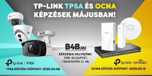 TP-Link TPSA és OCNA felkészítő és vizsga napok a B4B-nél!