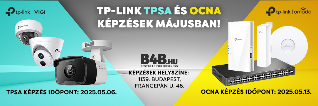 TP-Link TPSA és OCNA felkészítő és vizsga napok a B4B-nél!