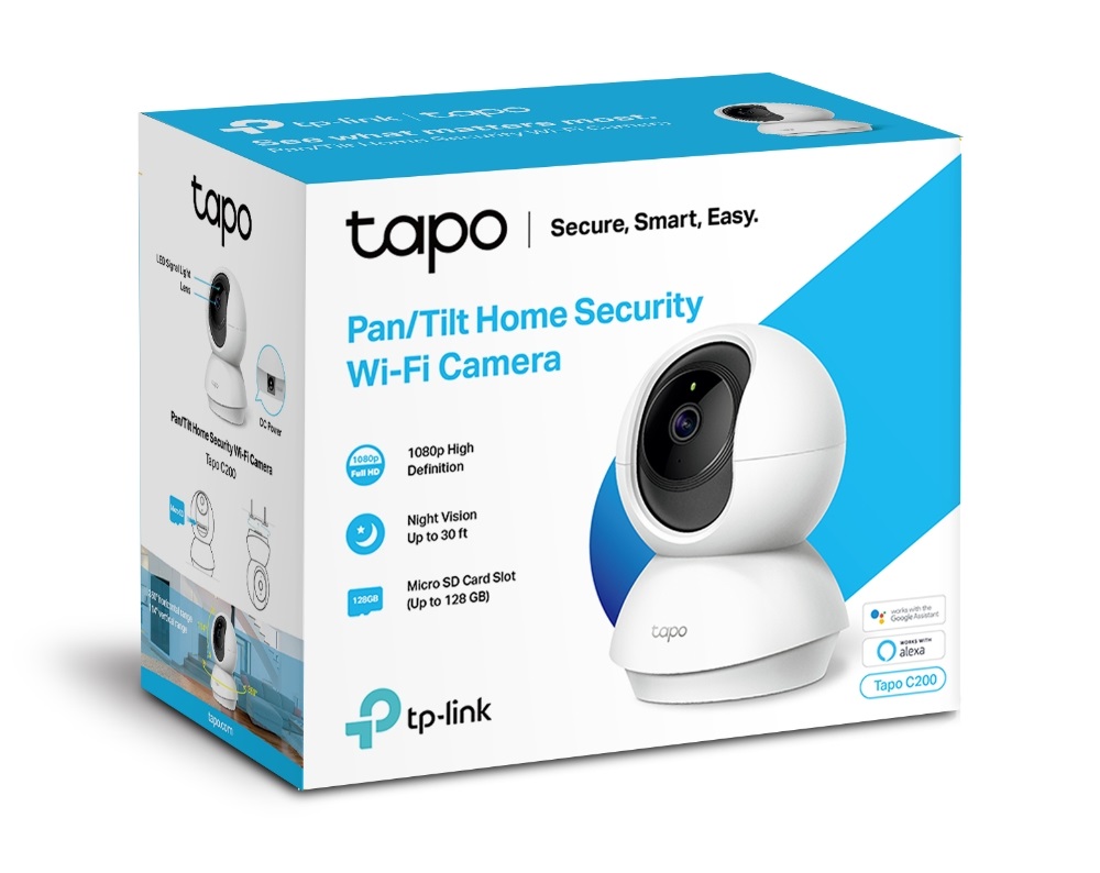 TP-Link Tapo C200 Otthoni biztonsági 1080p Full HD Wi-Fi IP kamera