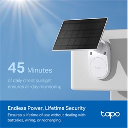 TP-Link Tapo C410 KIT 2K 3MP IP65 kültéri Napelemes biztonsági Wi-Fi kamera szett