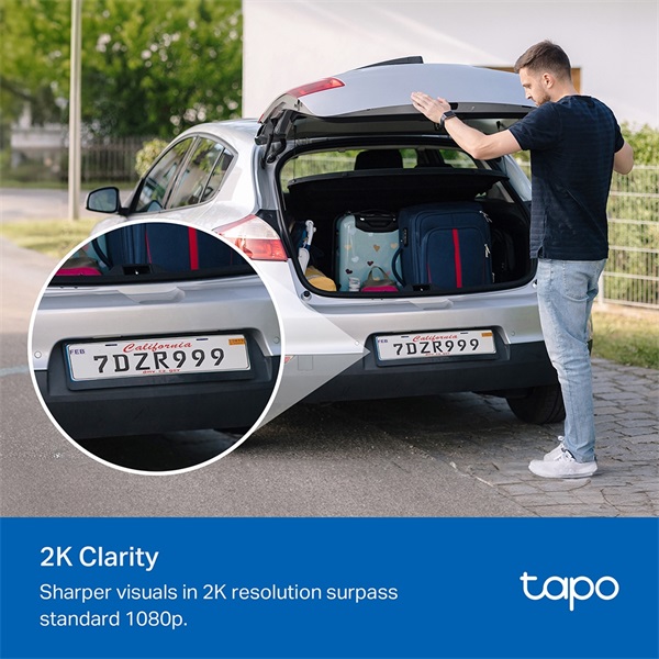 TP-Link Tapo C410 KIT 2K 3MP IP65 kültéri Napelemes biztonsági Wi-Fi kamera szett
