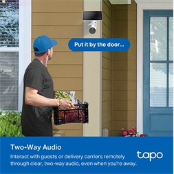 TP-Link Tapo C410 KIT 2K 3MP IP65 kültéri Napelemes biztonsági Wi-Fi kamera szett