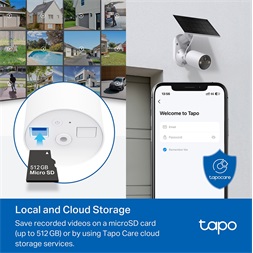 TP-Link Tapo C410 KIT 2K 3MP IP65 kültéri Napelemes biztonsági Wi-Fi kamera szett