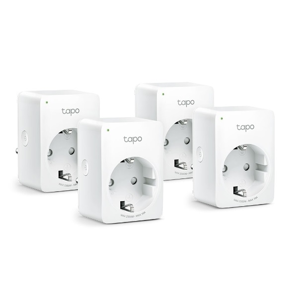 TP-Link Tapo P100 Távolról vezérelhető 2,4GHz Wi-Fi-s Smart Plug Dugalj (4db-os)