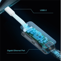 TP-Link UE300C USB 3.0 Type-C to RJ45 Gigabit Ethernet Network Adapter