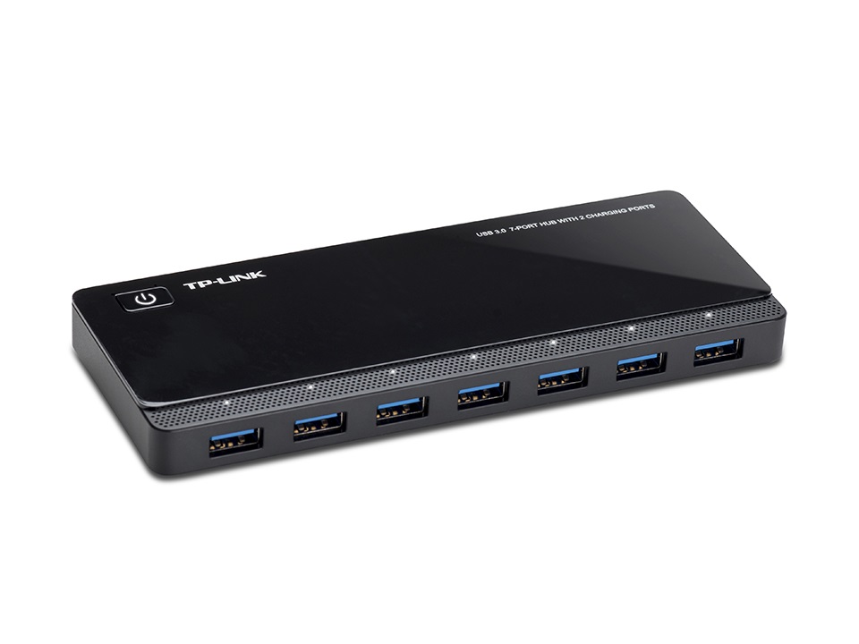 TP-Link UH720 7portos USB3.0 HUB táppal