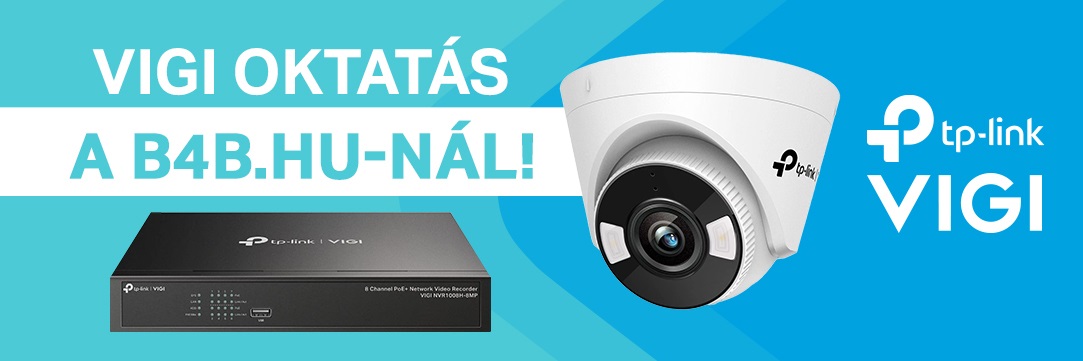 TP-Link VIGI telepítői képzés a B4B-nél!