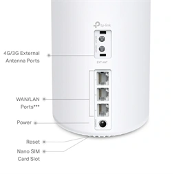 TP-LINK Deco X10-4G(1-pack) 4G+ AX1500 1db - fehér otthoni mesh Wi-Fi 6 rendszer
