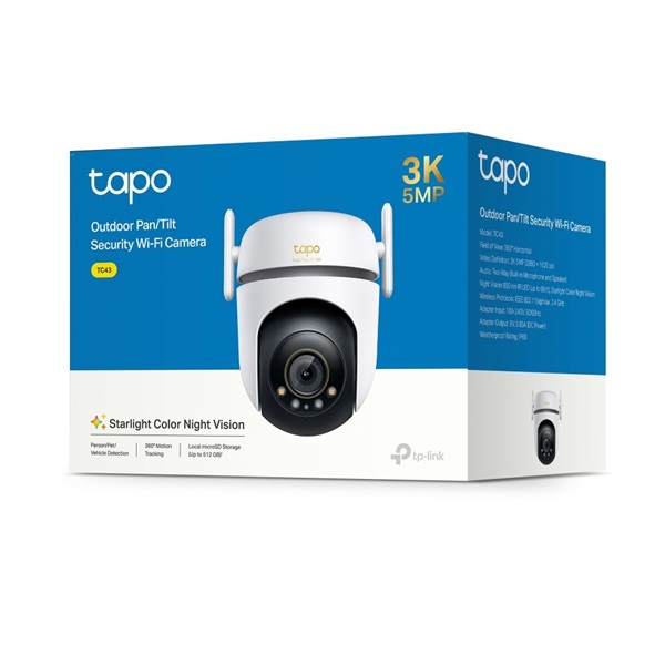 TP-LINK TC43 kültéri biztonsági Wi-Fi kamera - R