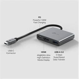 TP-LINK UH3020C 3in1 Hub USB-C csatlakozással