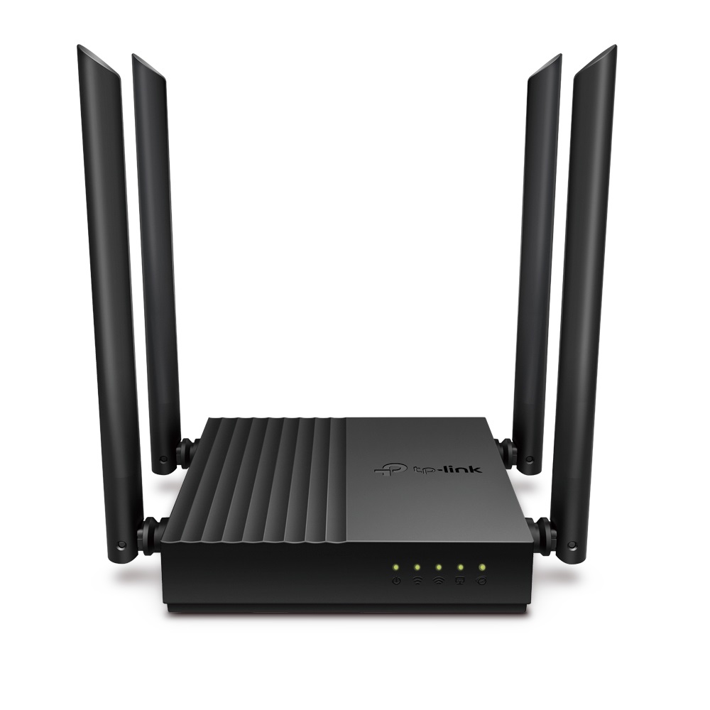 TP-Link Archer A64 AC1200 fekete vezeték nélküli MU-MIMO Wi-Fi router