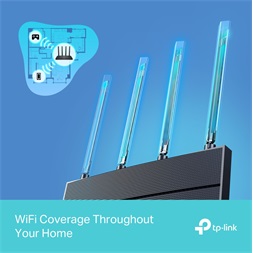 TP-Link Archer AX12 AX1500 Wi-Fi 6 802.11ax Dual-Band Vezeték nélküli Gigabit Router