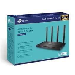 TP-Link Archer AX17 AX1500 fekete kétsávos Wi-Fi 6 router - R