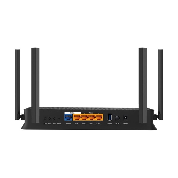 TP-Link Archer BE230 BE3600 fekete kétsávos Wi-Fi 7 router