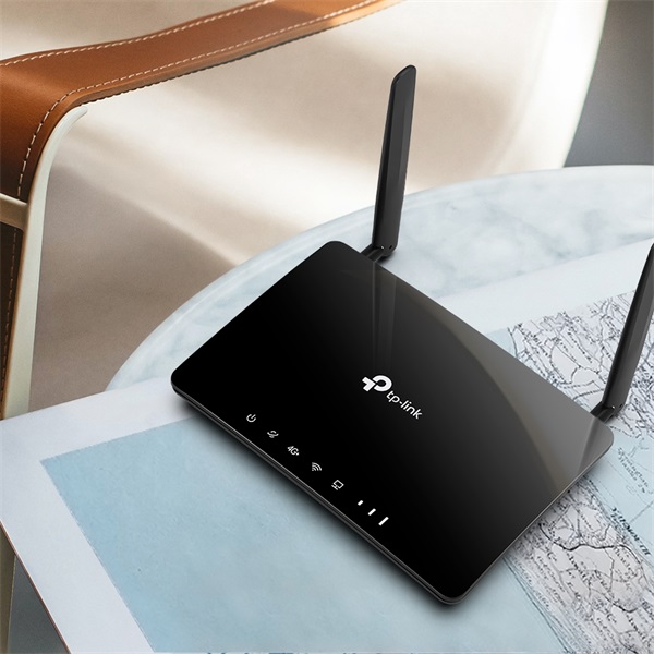 TP-Link Archer MR500 4G+ Cat6 AC1200 fekete vezeték nélküli kétsávos Gigabit router
