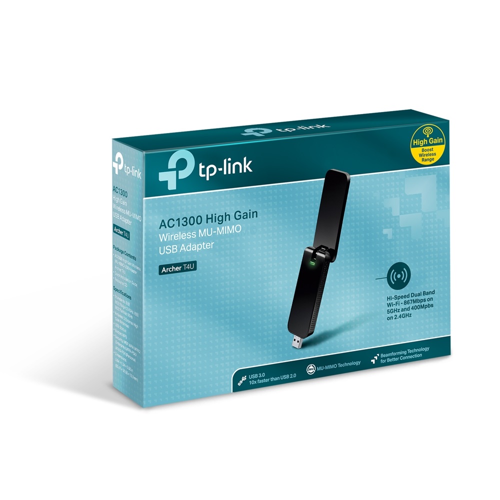 TP-Link Archer T4U fekete adapter