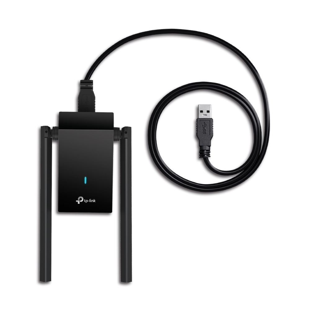 TP-Link Archer TX20U Plus AX1800 két antennás nagy teljesítményű vezeték nélküli fekete USB adapter