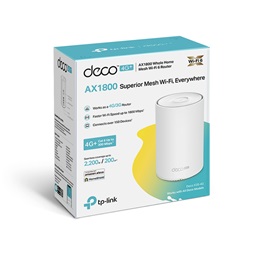TP-Link DECO X20-4G 4G+AX1800 Whole Home Mesh Wi-Fi 6 Gateway 802.11ax vezeték nélküli rendszer (1db-os)