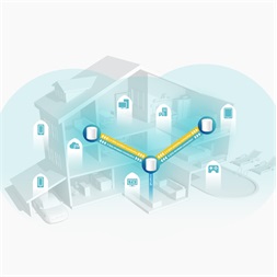 TP-Link DECO X60 AX3000 Whole Home Mesh Wi-Fi 6 802.11ax vezeték nélküli rendszer (3db-os)