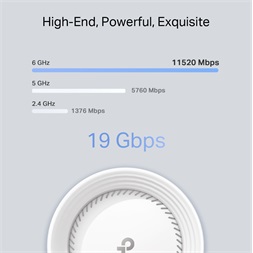 TP-Link Deco BE85(2-pack) BE19000 fehér háromsávos otthoni mesh Wi-Fi 7 rendszer (2db)