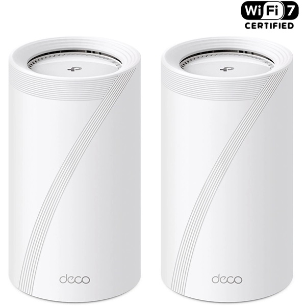 TP-Link Deco BE85(2-pack) BE19000 fehér háromsávos otthoni mesh Wi-Fi 7 rendszer (2db)