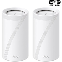 TP-Link Deco BE85(2-pack) BE19000 fehér háromsávos otthoni mesh Wi-Fi 7 rendszer (2db)