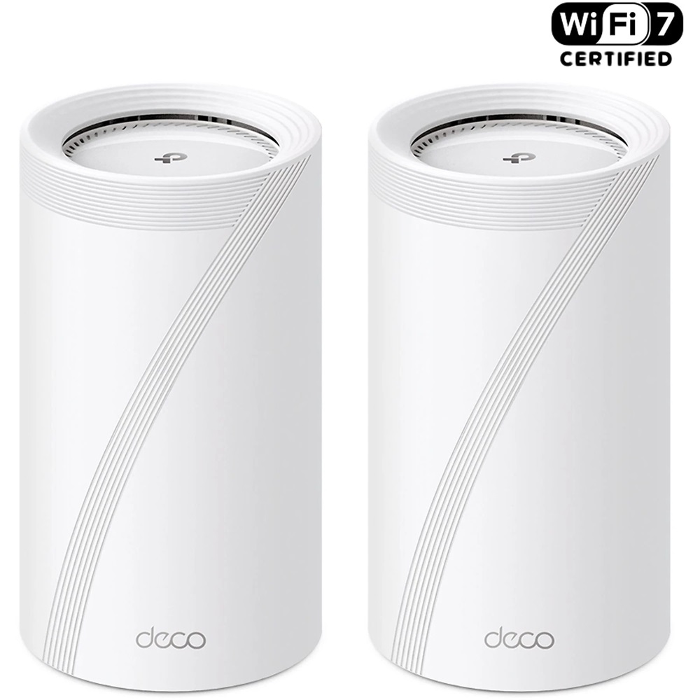 TP-Link Deco BE85(2-pack) BE19000 fehér háromsávos otthoni mesh Wi-Fi 7 rendszer (2db)