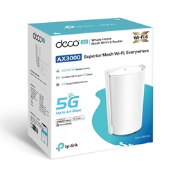 TP-Link Deco X50-5G(1-pack) AX3000 5G fehér otthoni mesh Wi-Fi 6 router