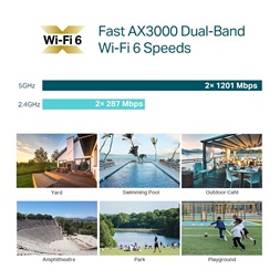 TP-Link EAP650-Outdoor AX3000 Dual-Band Wi-Fi 6 kültéri Vezeték nélküli Gigabit Access Point