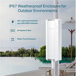 TP-Link EAP650-Outdoor AX3000 Dual-Band Wi-Fi 6 kültéri Vezeték nélküli Gigabit Access Point