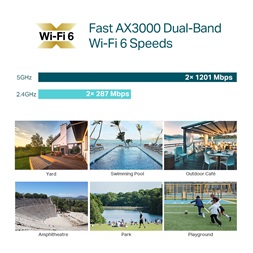 TP-Link EAP650-Outdoor AX3000 Dual-Band Wi-Fi 6 kültéri Vezeték nélküli Gigabit Access Point